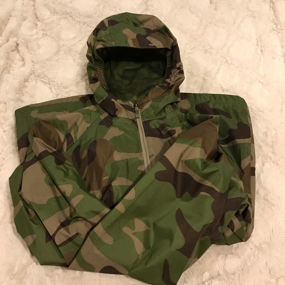 Coats | Llbean Camo Rain Shell | Poshmark